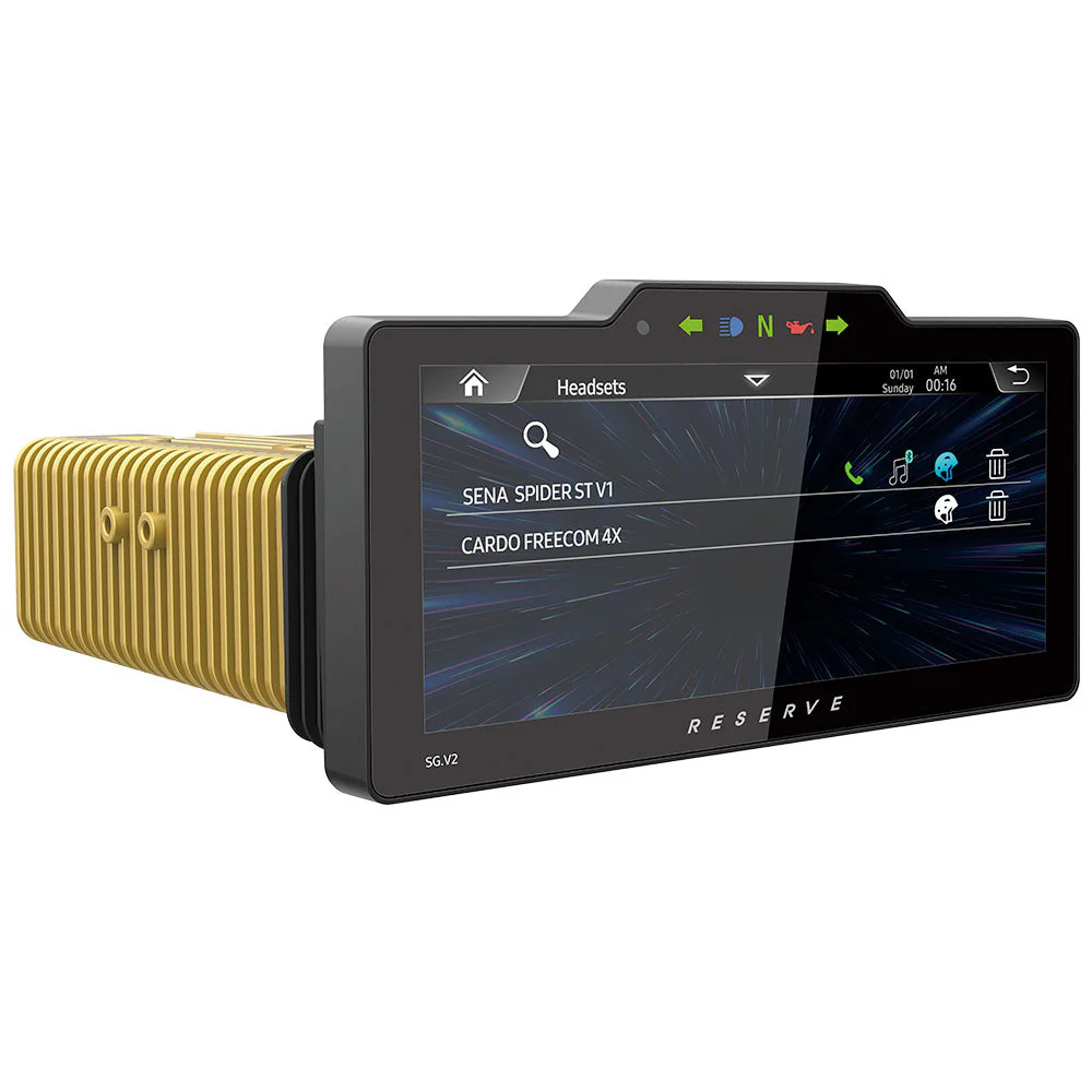 Soundstream Reserve SG.V2 2009-2013 Plug-N-Play Head Unit with Optional RR2 Module that allows Digital Gauges, Pop-Up Warnings, and Advance Thumb Control Functionality for Harley Davidson® Street Glide Motorcycles ( SGV2 ) - Image 7